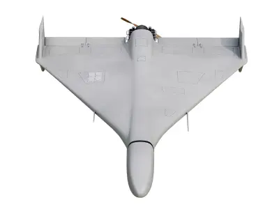 Shahed-136 Kamikaze Drone Geranium-2  Low-poly 3D model