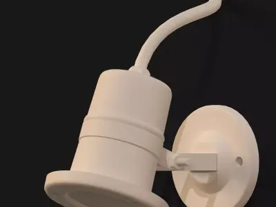 Wall Spotlight  - Sconce Low-poly 3D model