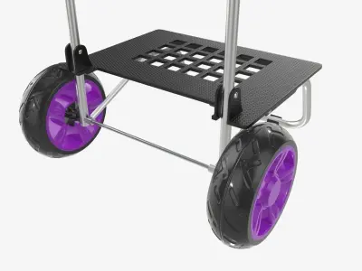 Utility foldable cart 3D model