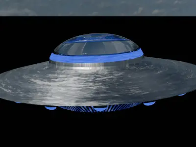 Flying Saucer Free 3D model