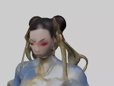Chun li 3D model