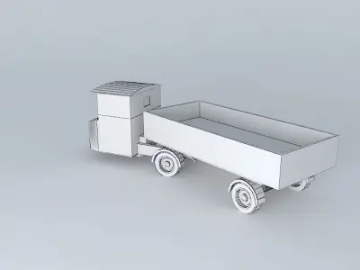 Eco Rail Scammell No 5 Dummy! Old Steam Days Free 3D model