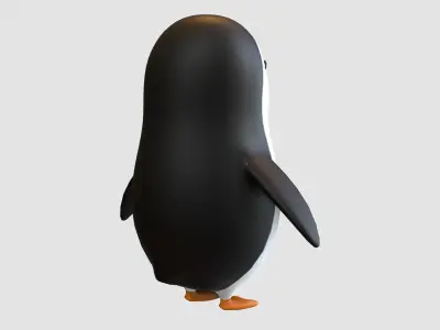 cartoon boy penguin  3D model