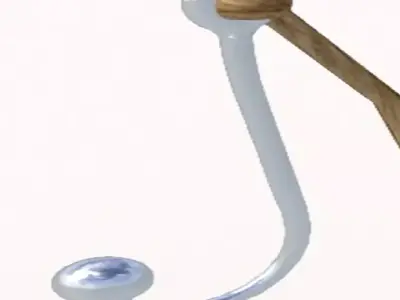 Hook Ball Tip Free low-poly 3D model