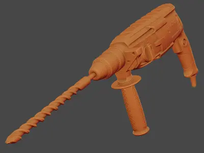 Bosch GBH Rotary Hammer RAW Scan 3D model