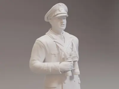 Kriegsmarine Bridge officers  x 3WWII 3D print model