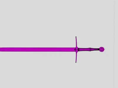 3D Longsword Free 3D model