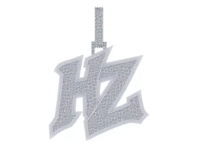 HZ Name Pendent 3D print model