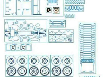 Willys MB in 16 scale for CNC Laser cut 3D print model