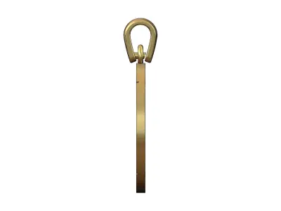 Greek key coin pendant with bail 3D print model