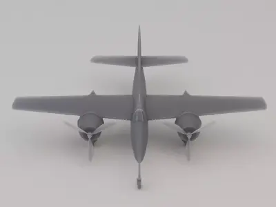 Grumman F7F Tigercat 3D print model