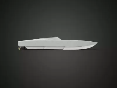 RC boat 800 mm lentgh 3D print model