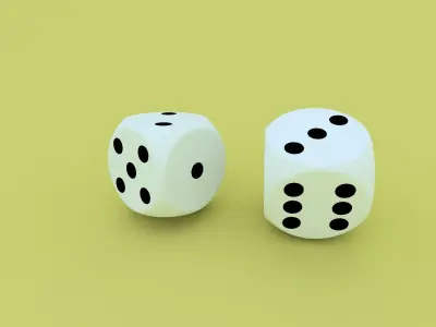 Game Dice 3D model