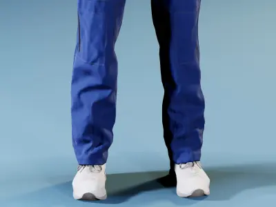 Astronauts Flight Suits For MetaHuman - Rigged - Game Ready Low-poly 3D model
