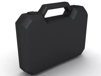 Black Plastic Case 3D model