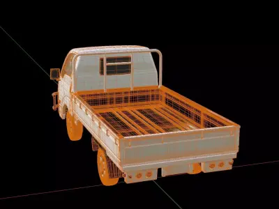 Kia K2700 Sebenza 3D model