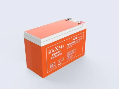 Battery Maxma Low-poly 3D model