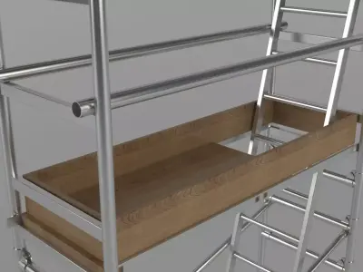 Scaffold tower 3 3D model