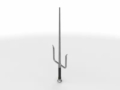 sai weapon 01  3D model