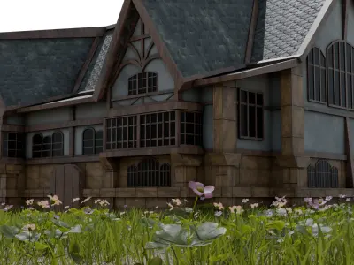 Medieval Low-poly 3D model