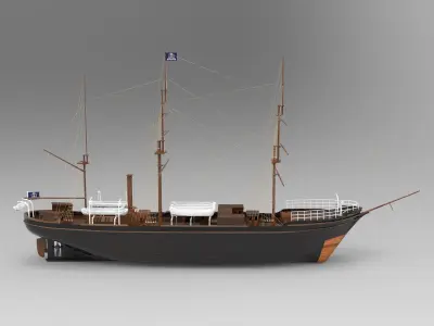 Tall Ship 3D model