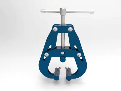 pipe clamp 3D model