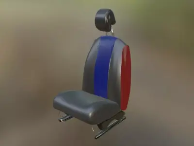 Car seat Free 3D model 3