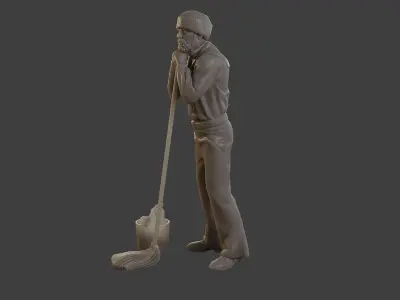 1900 Antartic Sailor ANS1 014 3D print model