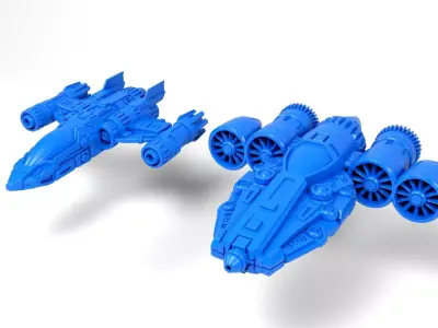 Spaceships 2 Toys 3D print model