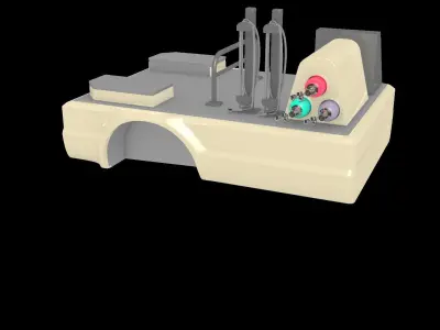 1999-2016 Ford Welding Bed Low-poly 3D model