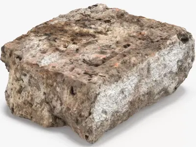Broken Brick 05 3D model