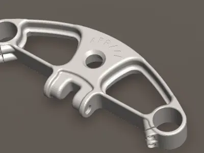 Triple clamp Free 3D model