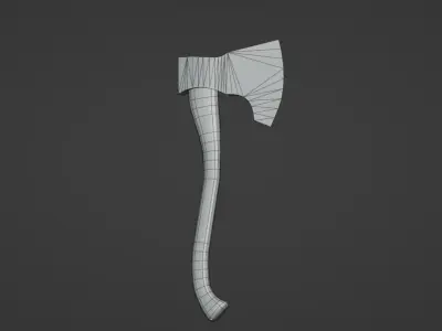 Axe battle 3D model