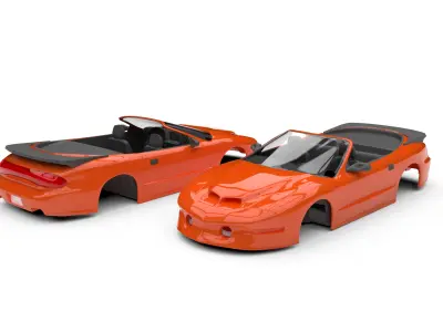 1997 pontiac firebird 3D print model