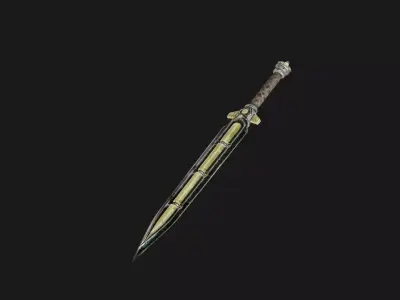 Nectar Dagger Low-poly 3D model