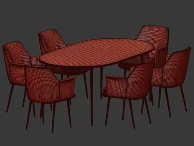 Dining Set 63 3D model