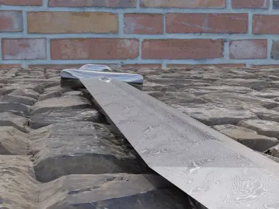 Viking Sword Free low-poly 3D model