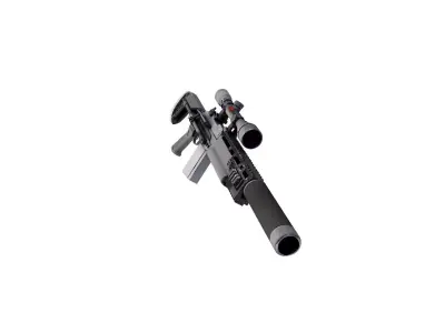 M14 Delta Force Elite rifle 3D model