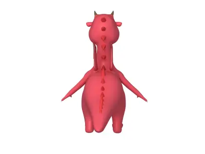 Dragon Cartoon 3D model buy
