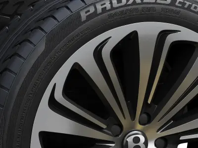 Bentley wheels 3D model by zifir3d