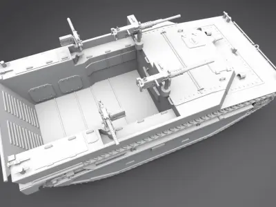 LVT 4 Water Buffalo Scale model 3D print model