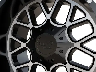 MOTO METAL SIEGE WHEEL 3D MODEL 3D model