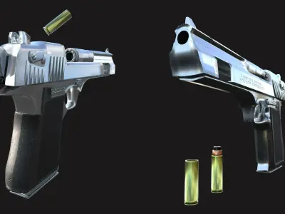 Desert Eagle Free low-poly 3D model