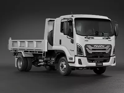 2025 Isuzu FRR Tipper Truck 3D model