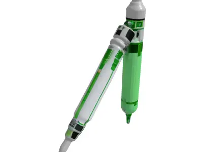 Futuristic Medical Dispenser Kit 3D model