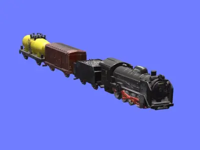 80s FERRORAMA XP200 - CARS ONLY - 3D SCAN 3D print model