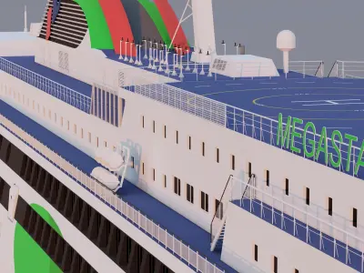 Tallink MS Megastar 3D model