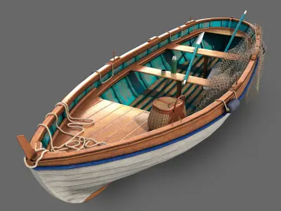 fishing boat 3D model