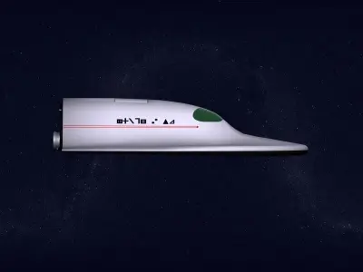 Alien spaceship - saucer scout 3D model