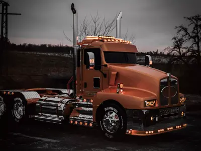 Kenworth T600 DayCab 3D model